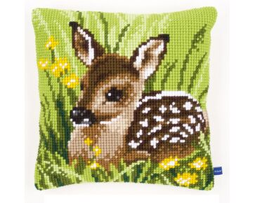 Hertje borduurkussen - Kussenpakket Vervaco | Hertje