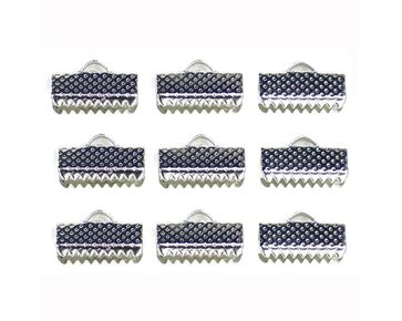 Kumihimo 8 eindkamps 6 mm