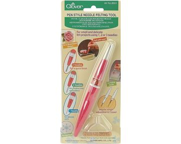 viltnaaldenhouder  3 viltnaalden Clover - hobbygigant.nl