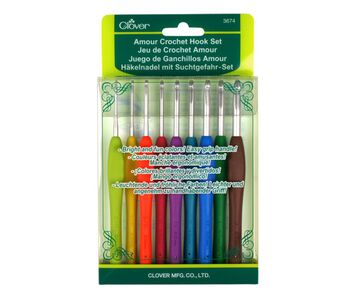 Haaknaalden set Clover Amour 2 - 6 | HobbyGigant