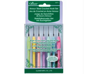 Haaknaalden set Clover Amour 0,6 - 1,75 | HobbyGigant