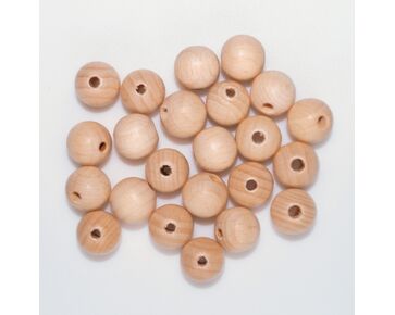 Houten kralen 12 mm - 22 stuks | hobbygigant.nl