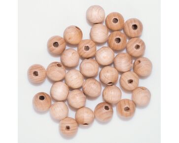 Houten kralen 10 mm - 30 stuks | hobbygigant.nl