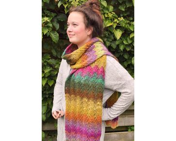 Sjaal breien van Noro Silk Garden