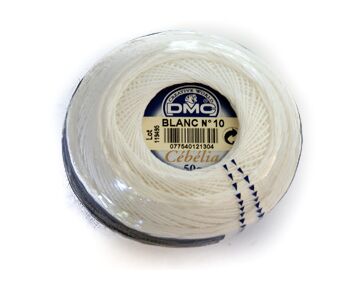 Cebelia DMC wit 10