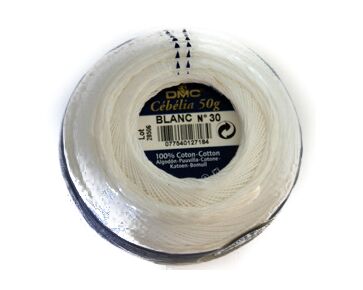 Cebelia DMC wit 30