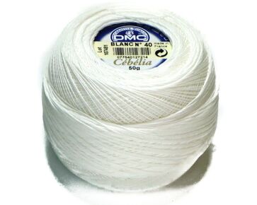 Cebelia DMC wit 40