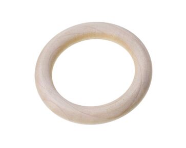 Houten ring 70 mm | Blanco houten bijtring | hobbygigant.nl