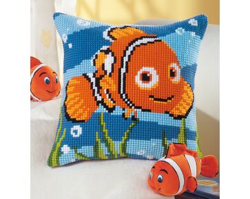 Nemo borduurkussen - Vervaco borduurpakket | HobbyGigant