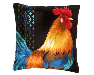 Fiere Haan borduurkussen - Vervaco borduurpakket | HobbyGigant