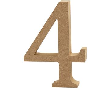 MDF cijfer van Creotime