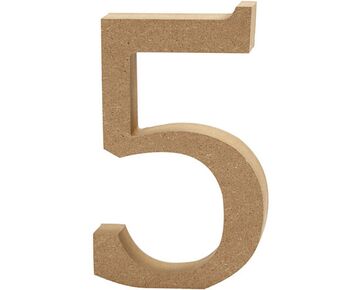 MDF cijfer van Creotime