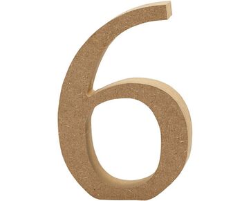 MDF cijfer van Creotime