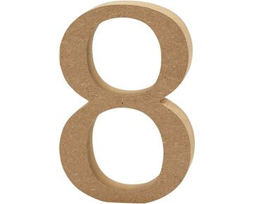 MDF cijfer van Creotime