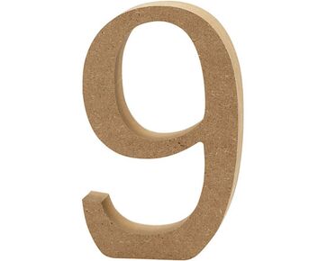 MDF cijfer van Creotime