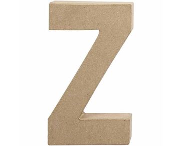 Papier mache / kartonnen letters van Creotime