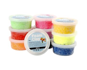 Foam Clay met boetseerklei