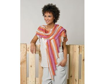 Omslagdoek breien met Jaipur Katia - Gratis patroon | hobbygigant.nl