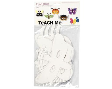 Kartonnen insecten maskers | hobbygigant.nl
