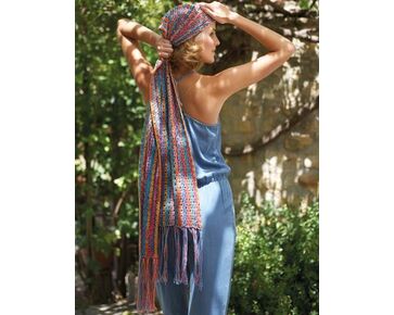 zomer sjaal haken met Jaipur Katia - Gratis patroon | hobbygigant.nl