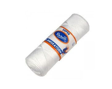 Durable glanskatoen wit 12 | hobbygigant.nl