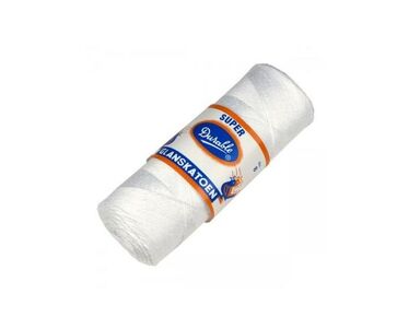 Durable glanskatoen wit 8 | hobbygigant.nl