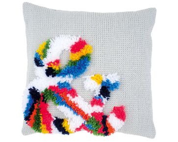 Ampersand knoop- en borduurkussen - Vervaco borduurpakket | HobbyGigant