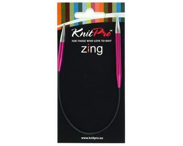 KnitPro Zing 5 mm - korte rondbreinaald 25 cm