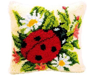 Lieveheersbeestje knoopkussen - Vervaco knooppakket | HobbyGigant