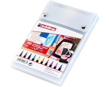 Brushpennen edding 1340 - set 10 stuks