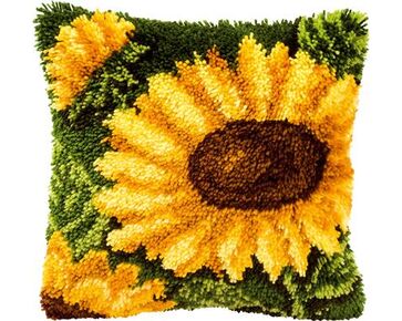 Zonnebloem knoopkussen - Vervaco knooppakket | HobbyGigant