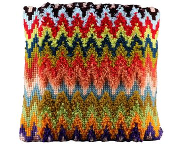 ZigZag Borduur- en Knoopkussen - Pako pakket | HobbyGigant