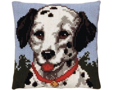 Dalmatiër borduurkussen - PAKO borduurpakket | HobbyGigant