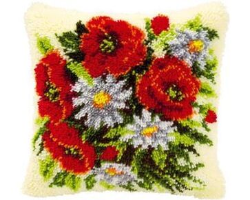 Bloemenboeket knoopkussen - Vervaco knooppakket | HobbyGigant