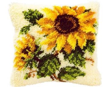 Zonnebloemen knoopkussen - Vervaco knooppakket | HobbyGigant