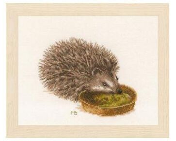 Egeltje Marjolein Bastin - LanArte kruissteek borduurpakket PN-0175611 | hobbygigant.nl