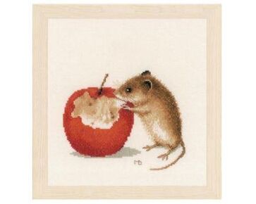 Muisje Marjolein Bastin - LanArte kruissteek borduurpakket PN-0175633 | hobbygigant.nl