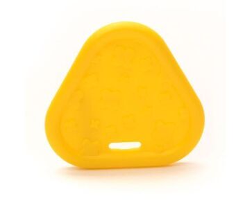 Bijtring Triangel - geel -  2 stuks -  Durable
