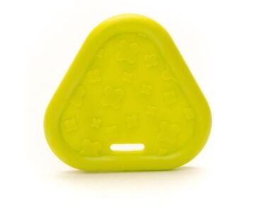 Bijtring Triangel - lime -  2 stuks -  Durable