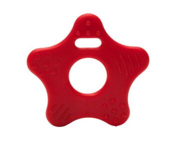 Bijtring Ster rood -  2 stuks -  Durable