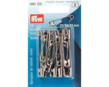 Veiligheidsspelden staal 27/38/50 mm - Prym