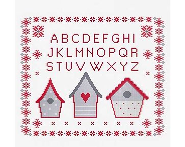 Gratis borduurpatroon Letters - DMC