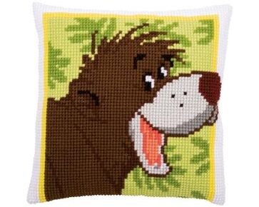 Disney Baloo borduurkussen - Vervaco borduurpakket-HobbyGigant