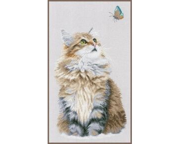 Boskat borduurpakket - LanArte telpatroon-HobbyGigant