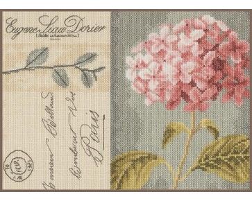 Hortensia borduurpakket - LanArte telpatroon-HobbyGigant