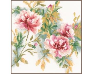 Rozentak borduurpakket - LanArte telpatroon | HobbyGigant