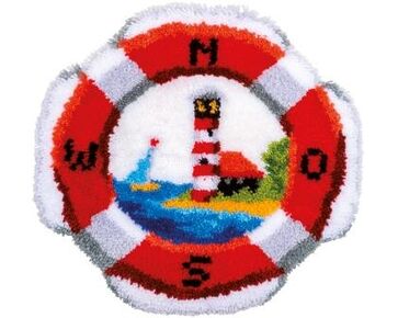 Reddingsboei knoopvormtapijt - Vervaco Knooppakket | HobbyGigant