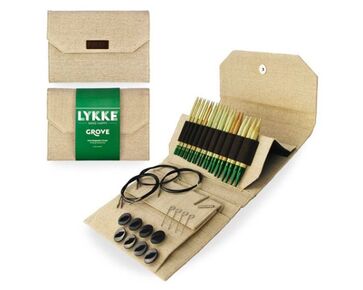 Lykke Grove verwisselbare rondbreinaalden set 12,5 cm (5") - beige | HobbyGigant