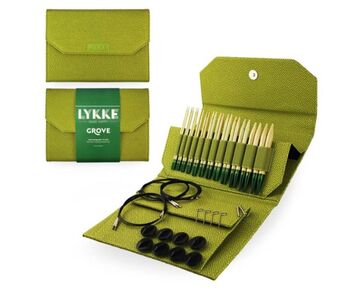 Lykke Grove verwisselbare rondbreinaalden set 12,5 cm (5") - groen | HobbyGigant