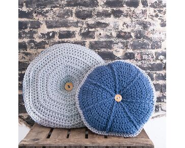 Ronde kussen set haken - FairMade haakpakket | hobbygigant.nl